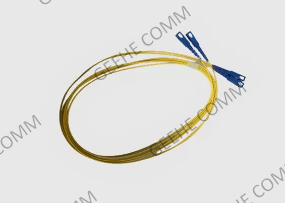 corde de correction de fibre de PC du duplex 9/125 SC-SC de veste de 3M Yellow LSZH