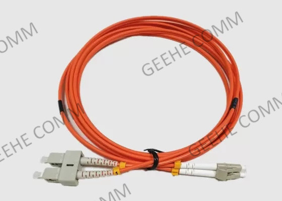 Corde de correction optique multi de fibre de Sc du duplex OFNR 5M LC de mode