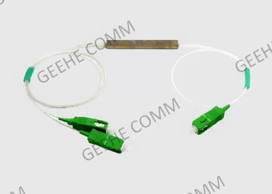 diviseur optique de Sc RPA 0.9mm de 5G 1×2 FTTH avec 2 dans 1
