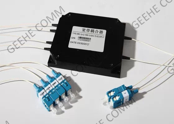 Coupleur de câble optique de fibre du mode unitaire 50/50 LC 1490nm