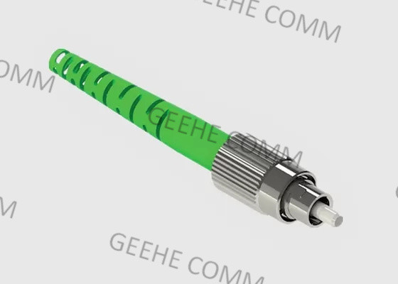 La capacité élevée 3.0mm Pré-a poli les connecteurs optiques de fibre de la couleur verte FC RPA