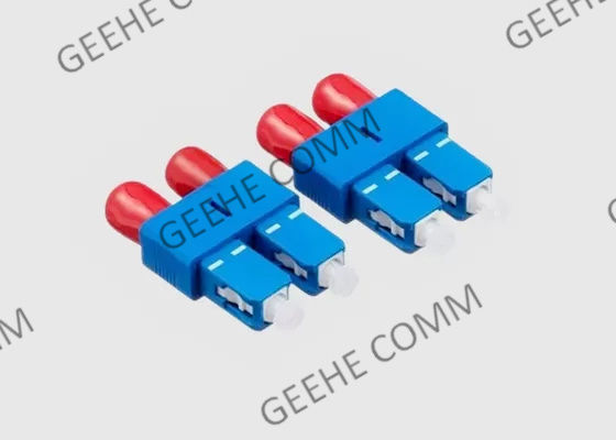 Connecteur hybride duplex optique femelle de fibre de SM d'adaptateur de fibre du mâle FC de Sc
