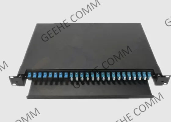 12 tableau de connexions de fibre optique gauche de SC/UPC LC/UPC