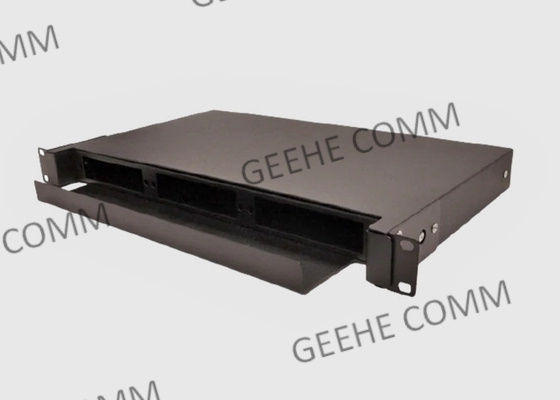 24 plaques avant gauches vide de tableau de connexions de St de fibre du simplex 24