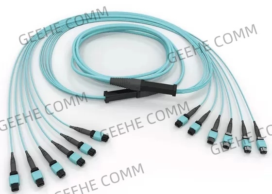 12 câble de fibre du mode unitaire 2.0mm MPO des noyaux OM3