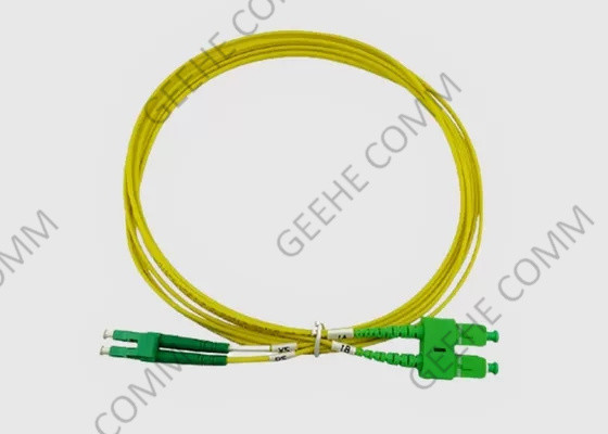 50/125 LC duplex RPA à la fibre Jumper Cable Single Mode optique de Sc RPA