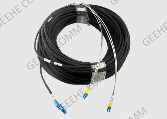 Corde de correction optique à plusieurs modes de fonctionnement de fibre de duplex de 3.0mm Corning OFNR LC à LC 100M