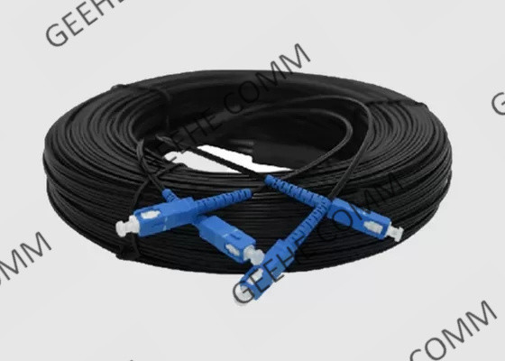 Sc optique de mode unitaire de corde de correction de fibre de vestes des centres de traitement des données OFNR à Sc 10m