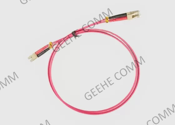 Fibre à plusieurs modes de fonctionnement Jumper Cables optique 10m de duplex d'OM1 62.5/125 LC-LC