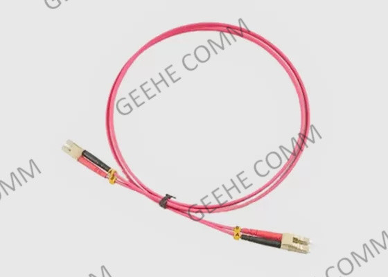 Fibre à plusieurs modes de fonctionnement Jumper Cables optique 10m de duplex d'OM1 62.5/125 LC-LC