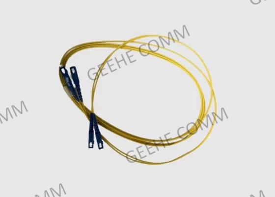 corde de correction de fibre de PC du duplex 9/125 SC-SC de veste de 3M Yellow LSZH