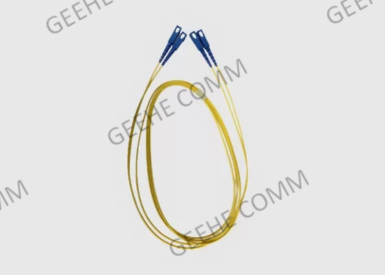 corde de correction de fibre de PC du duplex 9/125 SC-SC de veste de 3M Yellow LSZH