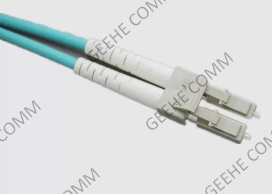 PVC Aqua Jacket Duplex OS2 LC de 3M au câble de fibre de mode unitaire de LC