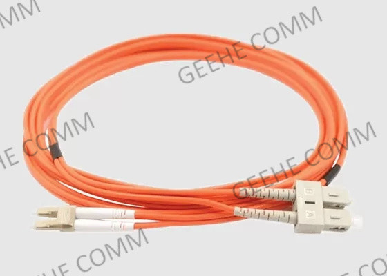 Corde de correction optique multi de fibre de Sc du duplex OFNR 5M LC de mode