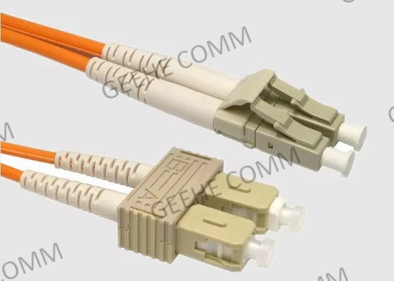 Corde de correction optique multi de fibre de Sc du duplex OFNR 5M LC de mode