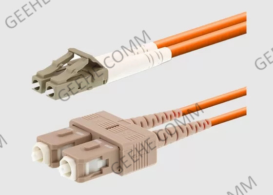 Corde de correction optique multi de fibre de Sc du duplex OFNR 5M LC de mode