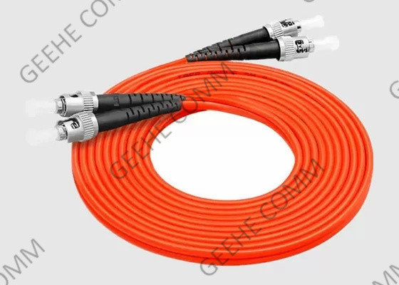 FC à la corde de correction optique de fibre multimode du duplex OM3 0.9mm 1m de St