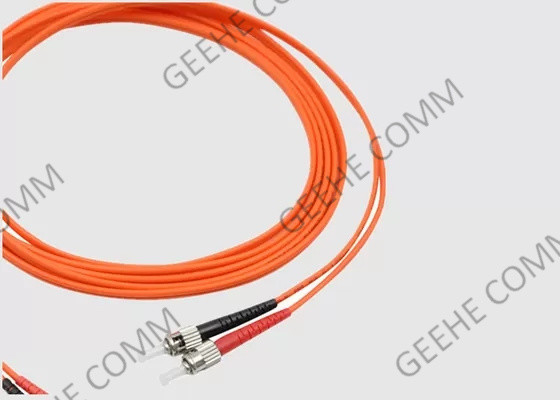 FC à la corde de correction optique de fibre multimode du duplex OM3 0.9mm 1m de St