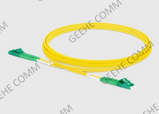 LC RPA à la correction optique de fibre de PVC de mode unitaire du duplex OS2 de LC RPA câblent 5M 2.0mm