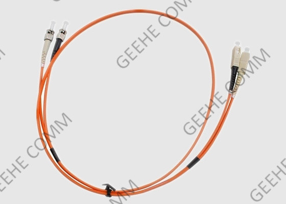 Sc au câble optique multi duplex 2.0mm de correction de fibre de PVC du mode OM1 de St