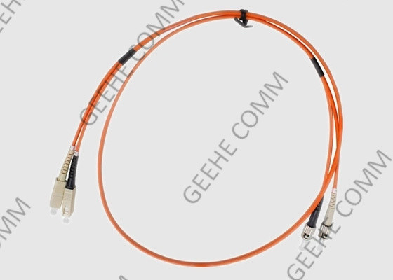 Sc au câble optique multi duplex 2.0mm de correction de fibre de PVC du mode OM1 de St