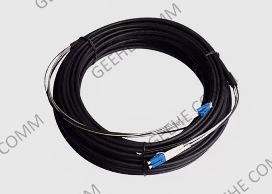 la correction optique de 30M Outdoor Armored Fiber attachent le connecteur de Jumper With Duplex LC