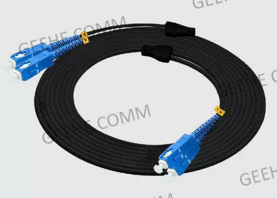 Corde de correction optique de fibre de Preterminated 10m Multimode Simplex Sc à la corde de correction de Sc