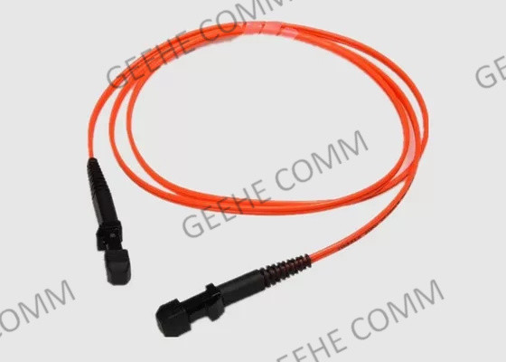 1m 62.5/125 corde de correction optique de fibre d'OM1 Dulpex MTRJ-MTRJ