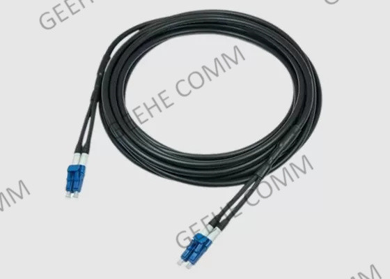 Correction optique blindée de fibre de noyau extérieur du duplex LC 2 attacher le mode unitaire imperméable