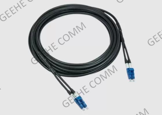 Correction optique blindée de fibre de noyau extérieur du duplex LC 2 attacher le mode unitaire imperméable