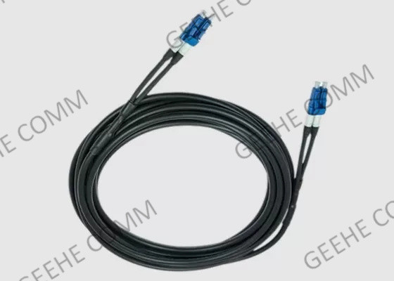 Correction optique blindée de fibre de noyau extérieur du duplex LC 2 attacher le mode unitaire imperméable