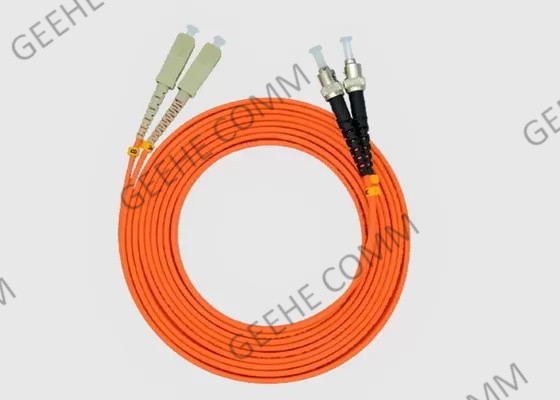 St du pullover G657A de fibre à la corde de correction de fibre de mode unitaire du duplex 10G de Sc