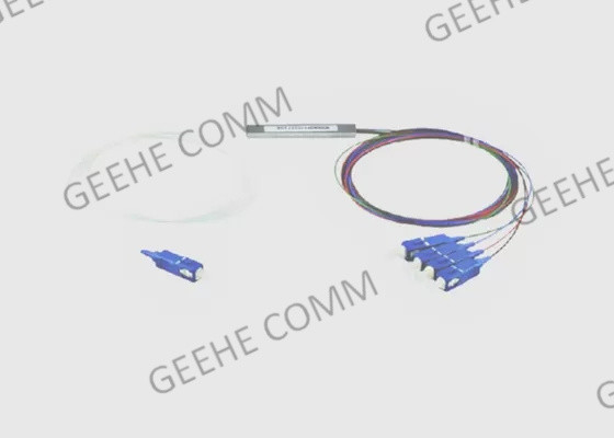 diviseur optique unimodal de la fibre Y de 1x4 Mini Module 900μm SC/UPC LZSH