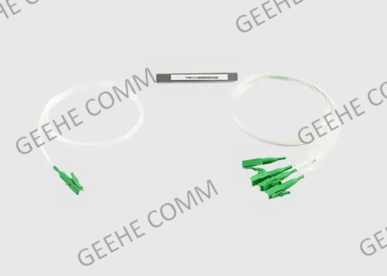 Perte optique en acier du diviseur 1x4 de PLC de fibre de tube de LC RPA pour PON