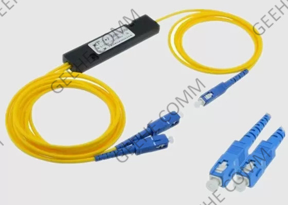 Diviseur blockless extérieur 2 de câble optique de fibre de 1.5M SC/APC dans la sortie