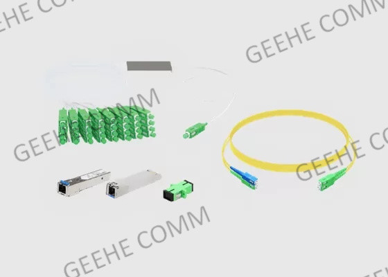 Diviseur optique de la fibre 1×2 du réseau SC/APC de FTTX mini