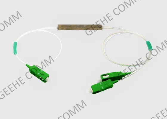 diviseur optique de Sc RPA 0.9mm de 5G 1×2 FTTH avec 2 dans 1