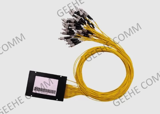 Connecteurs en plastique du paquet 2.0mm FC UPC de boîte d'ABS de diviseur de câble optique de fibre de PLC 1×32