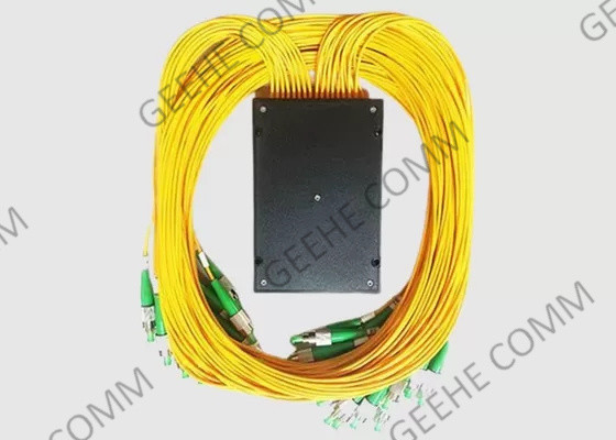 Cable à fibre optique PLC Splitter 1x64 ABS Box SM 2mm 1m FC connecteurs APC