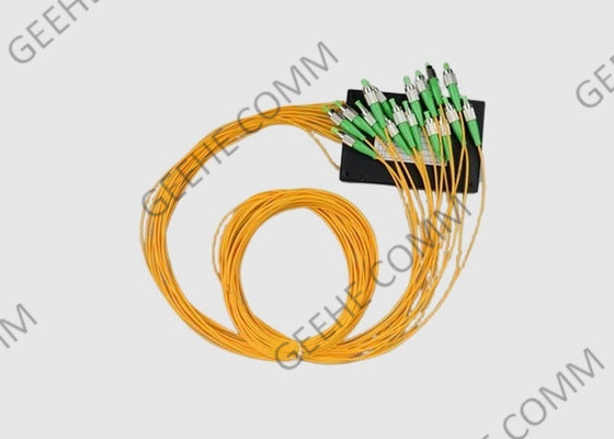 boîte à fibres optiques unitaire de diviseur du connecteur 1×16 du mode FC RPA de fibre de 2.0mm