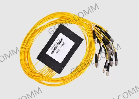 Diviseurs optiques unitaires FTTH du mode 1×16 de diviseur de PLC d'ABS de fibre de Corning