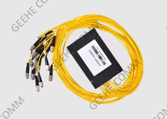 Diviseurs optiques unitaires FTTH du mode 1×16 de diviseur de PLC d'ABS de fibre de Corning