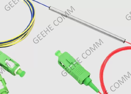 50/50 double diviseur 1310nm 1550nm de coupleur de fibre de Sc de la fenêtre 1×2