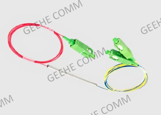 50/50 double diviseur 1310nm 1550nm de coupleur de fibre de Sc de la fenêtre 1×2