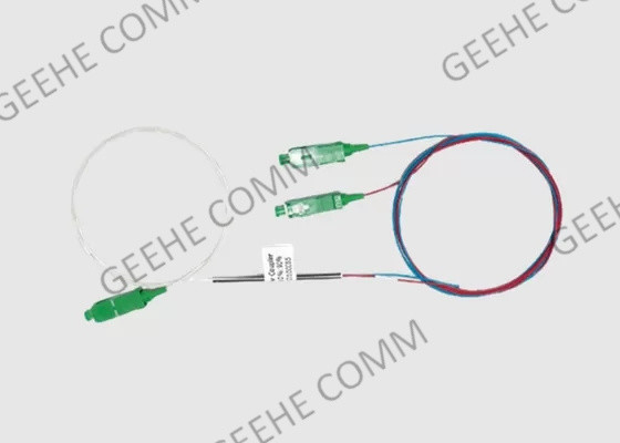 Type standard du coupleur 1310nm 1550nm 1M Fiber Long 900um de la fibre 1X2 de SM