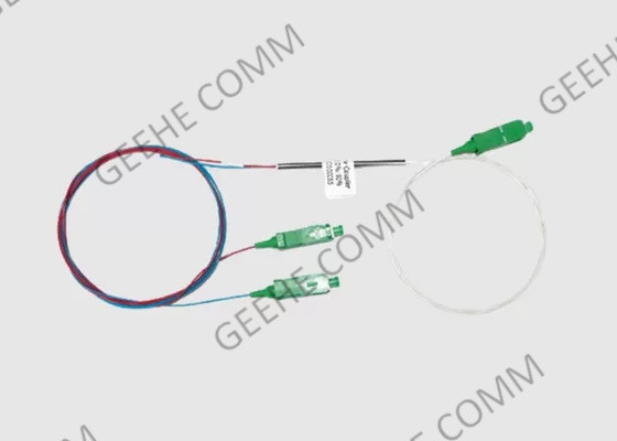 Type standard du coupleur 1310nm 1550nm 1M Fiber Long 900um de la fibre 1X2 de SM