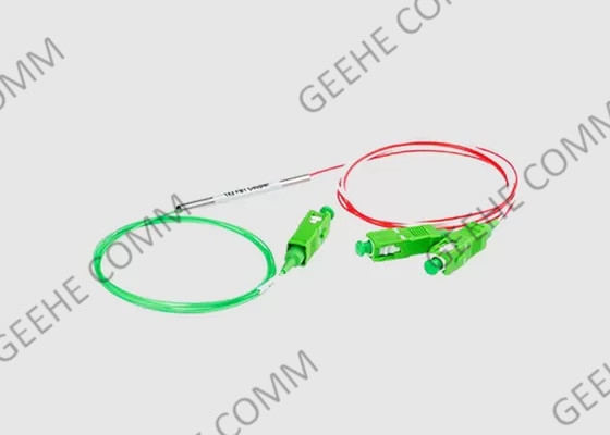 250um type rapport fendu 1M Length du coupleur 1310nm 1550nm 10/90 de fibre de Sc RPA 1X2 de SM