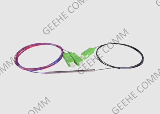 Diviseurs optiques de fibre de la veste 1×2 980 du mode unitaire 2mm de coupleur ultra petit de câble optique