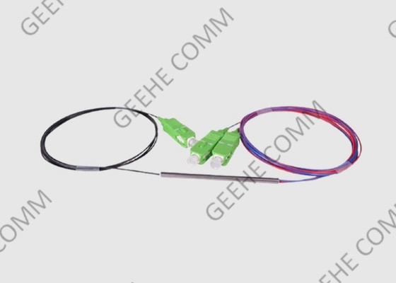 Diviseurs optiques de fibre de la veste 1×2 980 du mode unitaire 2mm de coupleur ultra petit de câble optique