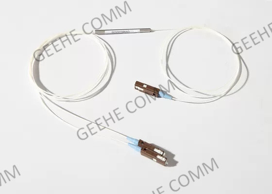 1 coupleur à plusieurs modes de fonctionnement de câble optique de fibre de ×2 MU 50/125